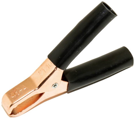 Mueller Electric BU-46A-0 Mini akkukapocs Vörösréz, Fekete Csíptetési tartomány (max.): 29 mm Hossz: