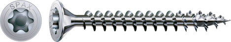SPAX SPAX Seko-T 1191010400303 Facsavar 4 mm 30 mm Torx, E TORX Acél Galvanikusan cinkezett 200 db