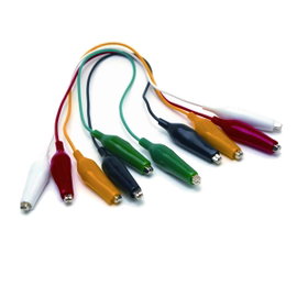 Mueller Electric BU-00286 Mérővezeték készlet [Csíptetős csatlakozó - ] Fekete, Zöld, Piros, Fehér, 