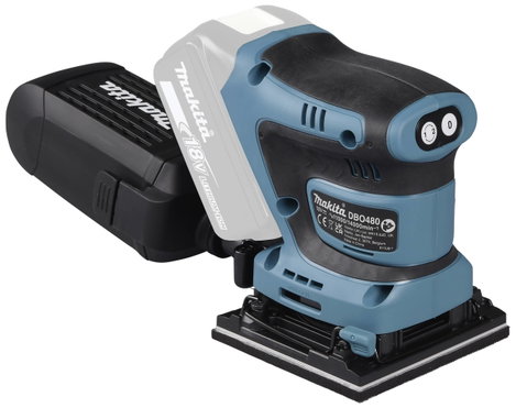 Makita DBO480Z Akkus rezgőcsiszoló akku nélkül 18 V 102 x 112 mm 7. kép