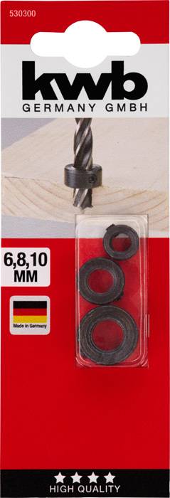kwb 530300 Furatmélység korlátozó készlet 3 részes 1 db 2. kép