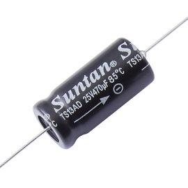 Suntan TS13AE1E101MSB000R Elektrolit kondenzátor Axiális kivezetéssel 100 µF 25 V 0.2 % (Ø x H) 13 m