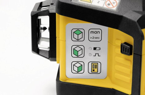 Stabila LAX 600 G, 12-V-System, 7-pcs (EU) Multi vonallézer Önszintező Hatótáv (max.): 40 m 2. kép