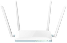 D-Link G403/E WLAN router modemmel Beépített modem: LTE, UMTS 2.4 GHz 300 MBit/s