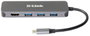 D-Link DUB-2333 5 port USB-C® (USB 3.1) Multiport hub Antracit 2. bélyegkép