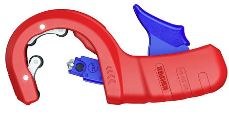 Csővágó műanyag lefolyócsövekhez 202 mm, Knipex DP50 90 23 01 BK 3. kép