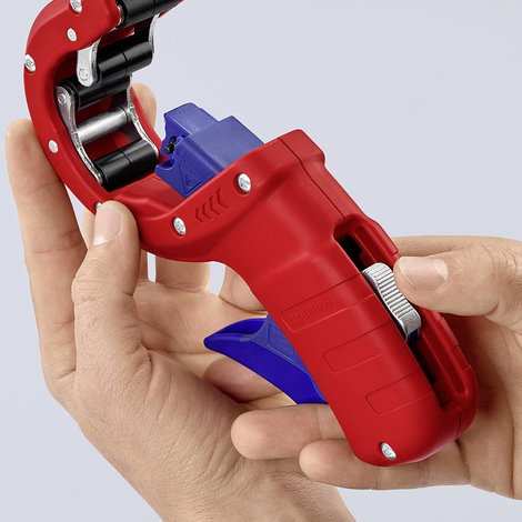 Csővágó műanyag lefolyócsövekhez 202 mm, Knipex DP50 90 23 01 BK 6. kép