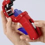 Csővágó műanyag lefolyócsövekhez 202 mm, Knipex DP50 90 23 01 BK 6. bélyegkép