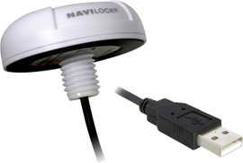 Navilock NL-8022MU GPS vevő Fehér