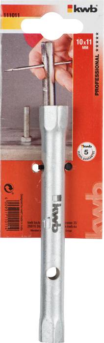 kwb 111011 Cső dugókulcs 10 mm, 11 mm 1 db 2. kép