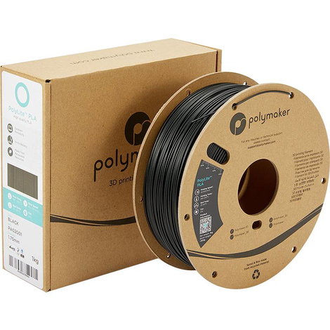 Polymaker PA02001 PolyLite 3D nyomtatószál PLA műanyag 1.75 mm 1000 g Fekete 1 db 5. kép