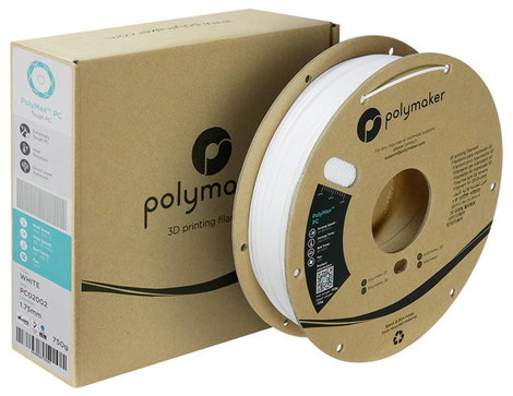 Polymaker PC02002 Polymax Tough 3D nyomtatószál PC (polikarbonát) nagy merevség, hőálló, ütésálló 1. 3. kép
