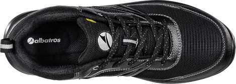 Albatros RIDER BLACK LOW ESD SRC 648790200000043 ESD Biztonsági cipő S1P Cipőméret (EU): 43 Fekete 1 3. kép