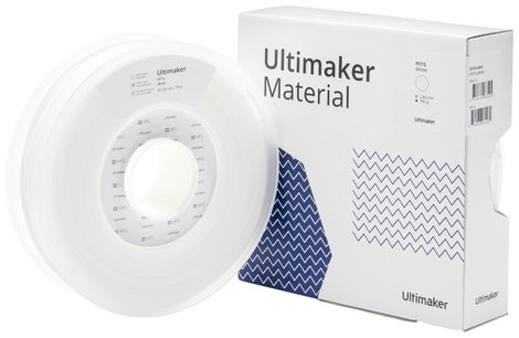 UltiMaker 227293 Ultimaker 3D nyomtatószál PETG vegyileg ellenálló, hőálló 2.85 mm 750 g Fehér 1 db 4. kép