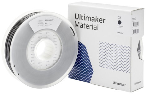 UltiMaker 227282 Ultimaker 3D nyomtatószál PETG vegyileg ellenálló, hőálló 2.85 mm 750 g Fekete 1 db 4. kép