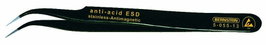 ESD SMD csipesz 120 mm, sarló alakú, nagyon hegyes, Bernstein 5-055-13