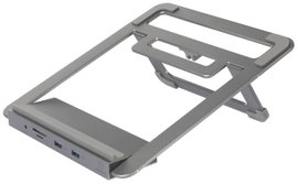 12 az 1-ben laptop dokkolóállvány, USB-C, Renkforce RF-5239194