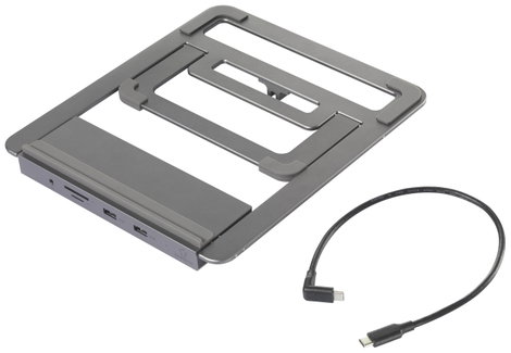 12 az 1-ben laptop dokkolóállvány, USB-C, Renkforce RF-5239194 4. kép