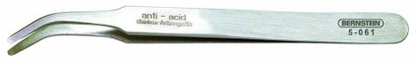 SMD csipesz 115 mm, ívelt, lapos, széles, Bernstein 5-061