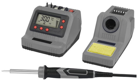 Digitális forrasztóállomás 60 W 200 - 450 °C, LSL-450 2. kép