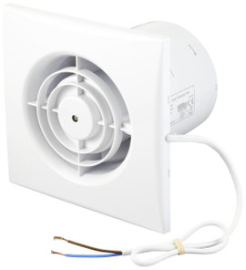 Fali- és mennyezeti ventilátor 230 V/AC 130 m³/óra Ø 100 mm, Sygonix SY-5233254