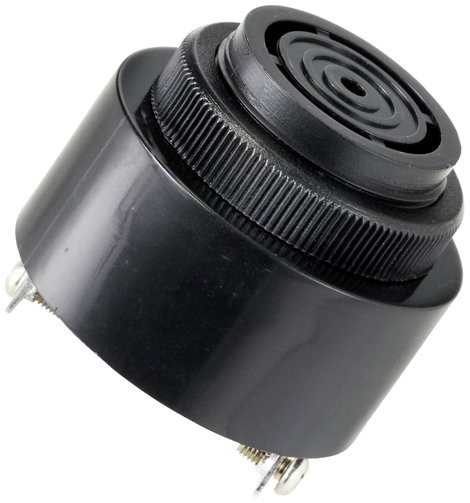 TRU COMPONENTS TC-10475808 Piezo jeladó Zajkibocsátás: 80 dB Feszültség: 12 V Tartós hangjel 1 db 2. kép