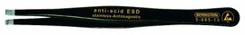 ESD SMD csipesz 120 mm, egyenes, fogó mélyedéssel, Ø 0,8 x 3 mm, Bernstein 5-065-13