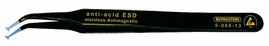 ESD SMD csipesz 120 mm, hajlított 30°, 2,5 mm széles, Bernstein 5-066-13