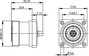 Telegärtner J01121D0044 J01121D0044 7-16 DIN csatlakozó Alj, beépíthető 50 Ω 1 db 2. bélyegkép