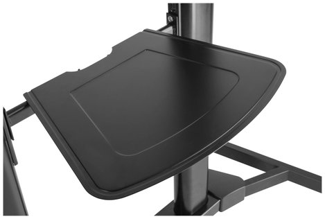SpeaKa Professional SP-TVC-600 TV kocsi 152,4 cm (60) - 254,0 cm (100) Állítható magasságú, Kihúzhat 4. kép
