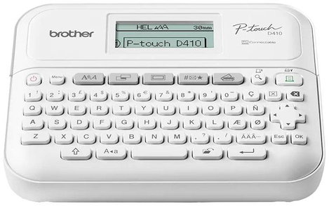 Brother PTD410VPRG1 Feliratozó készülék Alkalmas feliratozó szalag: TZe 3.5 mm, 6 mm, 9 mm, 12 mm, 1