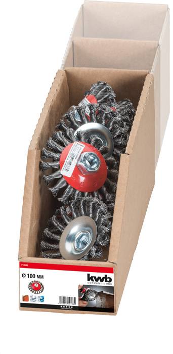kwb AGGRESSO-FLEX® tárcsakefék, csomózott HSS acélhuzal sarokcsiszolókhoz 719336 1 db 2. kép