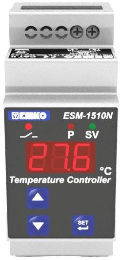 Emko ESM-1510-N 2 pontos szabályozó Hőmérséklet szabályozó PTC -50 - 150 °C Relé, 10 A (H x Sz x Ma)