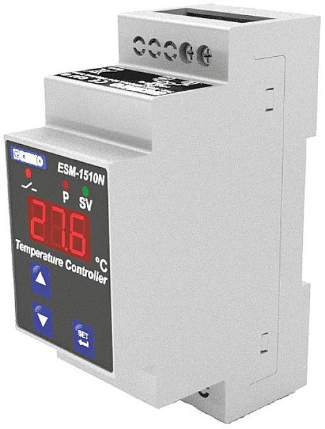 Emko ESM-1510-N 2 pontos szabályozó Hőmérséklet szabályozó PTC -50 - 150 °C Relé, 10 A (H x Sz x Ma) 2. kép