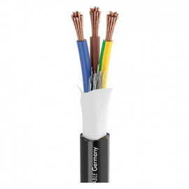 Sommer Cable 700-0241-0325AQ Villanyszerelési kábel 3 x 2.50 mm² Fekete méteráru