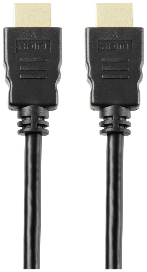 SpeaKa Professional HDMI Csatlakozókábel HDMI-A dugó, HDMI-A dugó 3.00 m Fekete SP-10481296 Ultra HD 2. kép