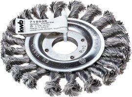 kwb AGGRESSO-FLEX® tárcsakefék, csomózott HSS acélhuzal sarokcsiszolókhoz 719536 1 db