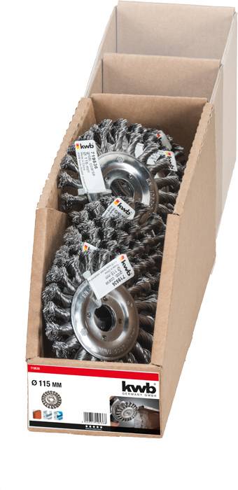 kwb AGGRESSO-FLEX® tárcsakefék, csomózott HSS acélhuzal sarokcsiszolókhoz 719536 1 db 2. kép