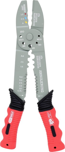 KS Tools 115.1231 1151231 Krimpelőfogó 0.75 - 6 mm²