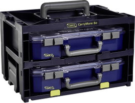 raaco CarryMore 80x2 Rendszerező hordtáska (Sz x Ma x Mé) 386 x 241 x 278 mm Tartalom, tartalmi egys