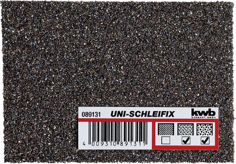 kwb 089131 UNI-SCHLEIFIX WOOD & METAL csiszolószivacs, közepes / durva 1 db 2. kép