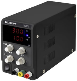 VOLTCRAFT ESP-3010 Labortápegység, szabályozható 0 - 30 V/DC 0 - 10 A 300 W Dugaszcsatlakozó, 4 mm V