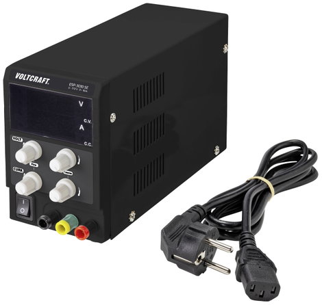 VOLTCRAFT ESP-3010 Labortápegység, szabályozható 0 - 30 V/DC 0 - 10 A 300 W Dugaszcsatlakozó, 4 mm V 5. kép