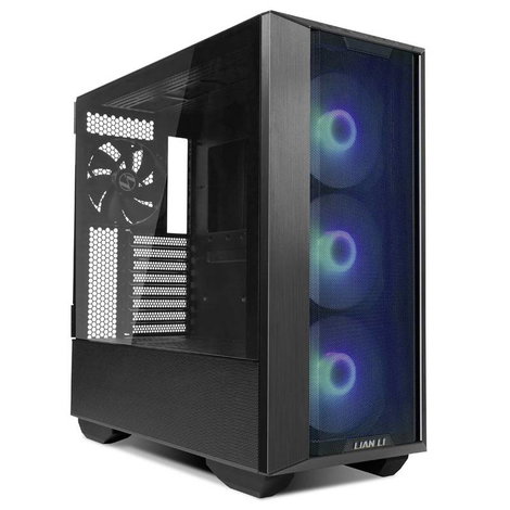 Lian Li Lian Li LANCOOL III Midi-Tower, RGB - schwarz Midi torony Számítógép ház Fekete
