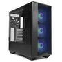 Lian Li Lian Li LANCOOL III Midi-Tower, RGB - schwarz Midi torony Számítógép ház Fekete bélyegkép