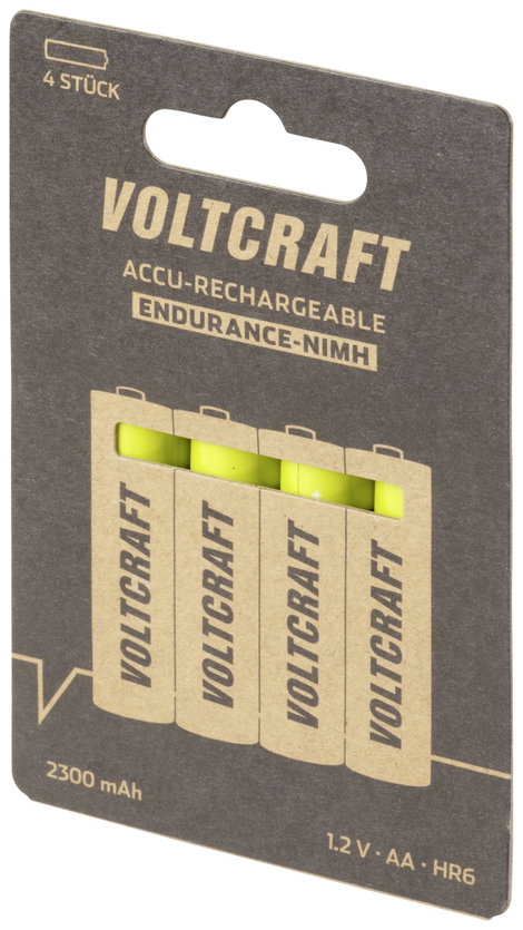 VOLTCRAFT Endurance Ceruzaakku NiMH 2300 mAh 1.2 V 4 db 3. kép