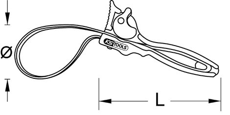 KS Tools 114.0150 1140150 Csőfogó 5. kép