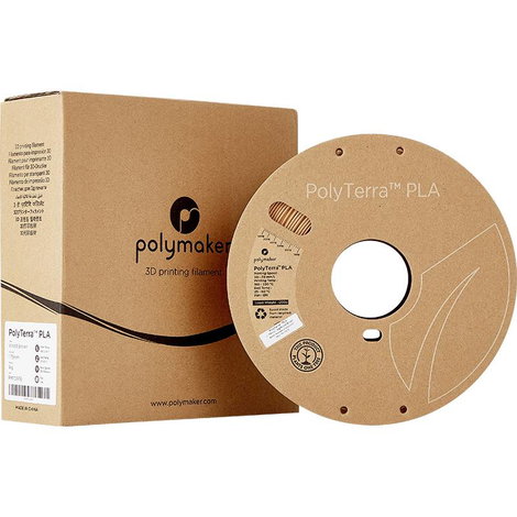 Polymaker 70976 PolyTerra 3D nyomtatószál PLA műanyag alacsonyabb műanyag tartalom 1.75 mm 1000 g Fa 4. kép
