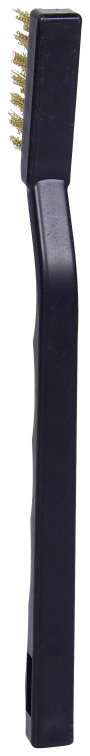 KS Tools 2012316 Sárgaréz drót gyújtógyertya drótkefe, 2 soros, 170 mm 2. bélyegkép