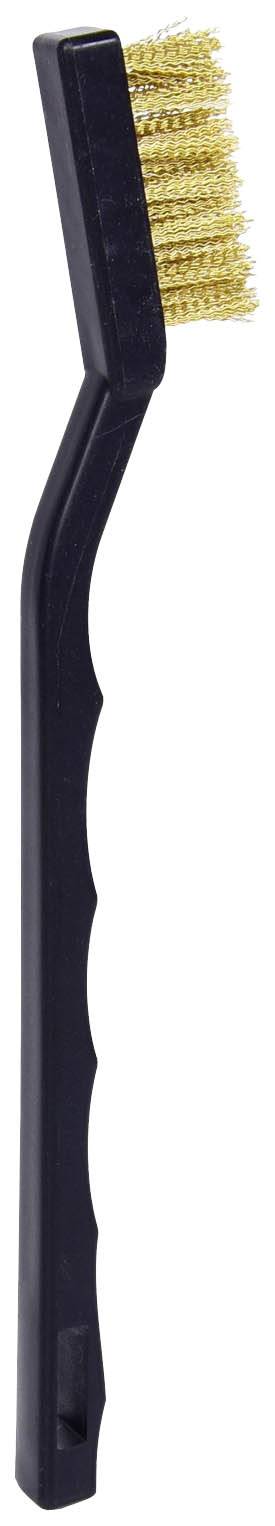 KS Tools 2012316 Sárgaréz drót gyújtógyertya drótkefe, 2 soros, 170 mm 3. kép